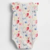 Body de algodón orgánico con mangas onduladas de la colección «Baby First Favorites»