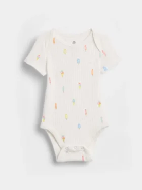 Body de canalé fino «Baby First Favorites»