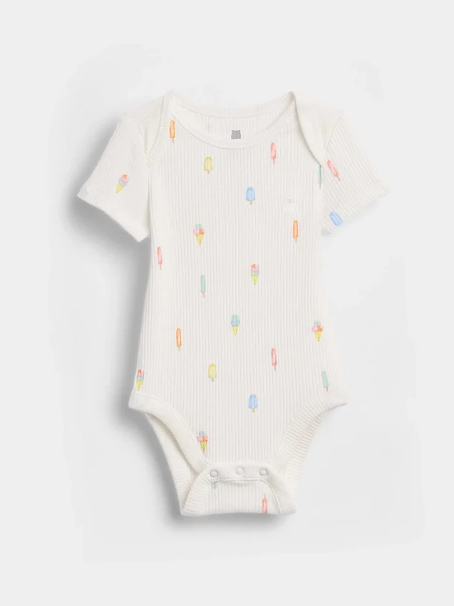Body de canalé fino «Baby First Favorites»
