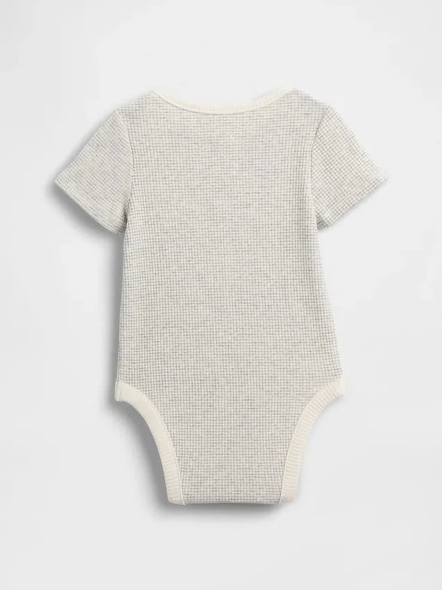 Body de canalé fino «Baby First Favorites»
