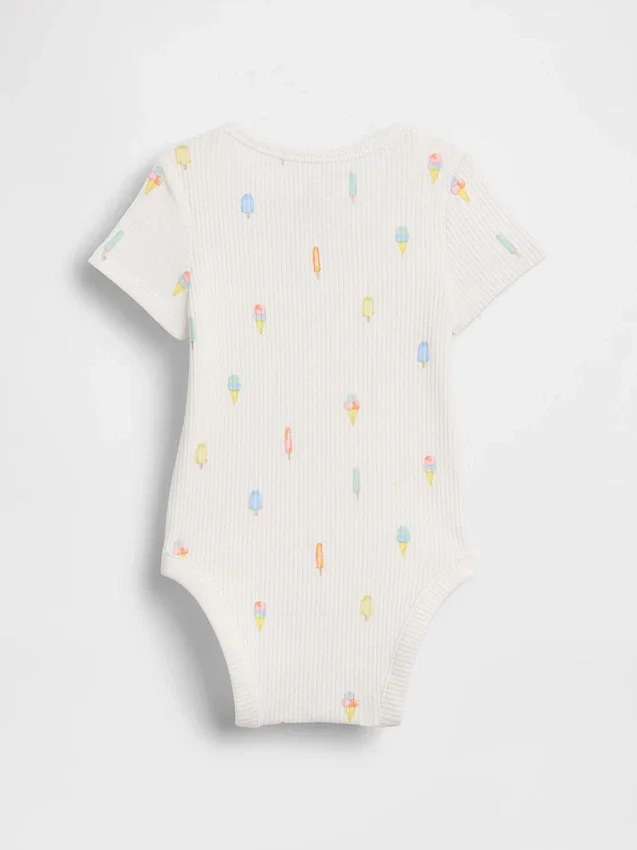 Body de canalé fino «Baby First Favorites»