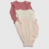 Body de canalé fino «Baby First Favorites» (paquete de 3)