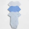 Body de canalé fino «Baby First Favorites» (paquete de 3)