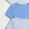 Body de canalé fino «Baby First Favorites» (paquete de 3)