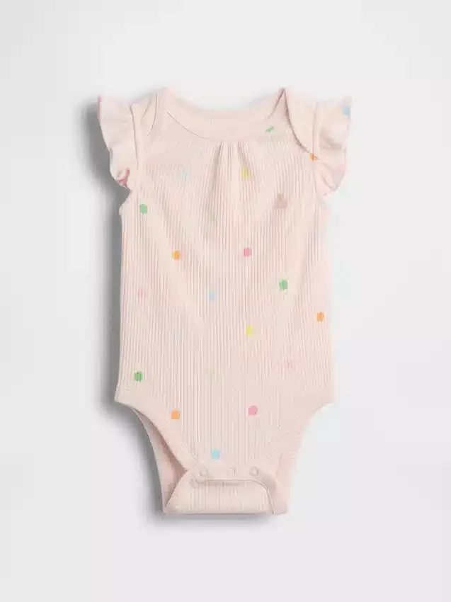 Body de lunares con costuras finas de la colección «Baby First Favorites»