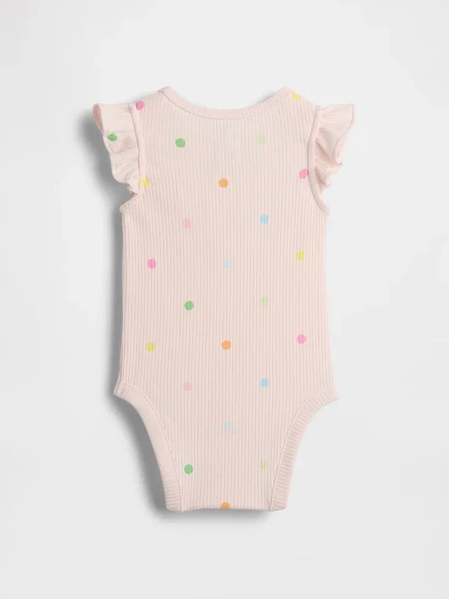 Body de lunares con costuras finas de la colección «Baby First Favorites»