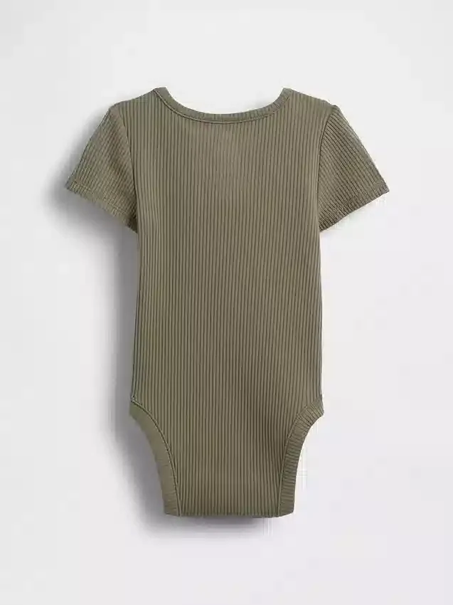 Body Henley de canalé fino «Baby First Favorites»
