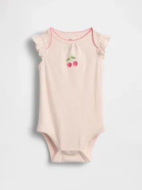 Body para bebé de algodón orgánico con estampado