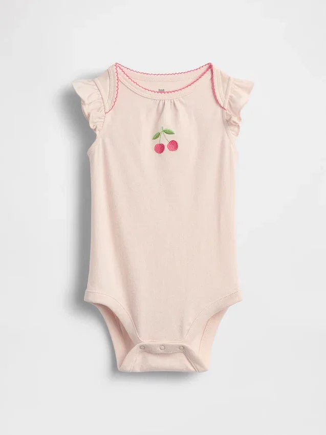 Body para bebé de algodón orgánico con estampado