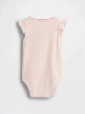 Body para bebé de algodón orgánico con estampado