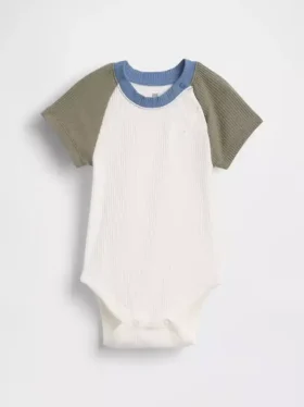 Body raglán de canalé fino «Baby First Favorites»