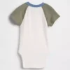Body raglán de canalé fino «Baby First Favorites»