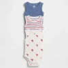 Body sin mangas con bolsillo y cuello Henley de Tinyrib «Baby First Favorites» (paquete de 3)