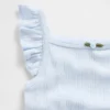 Body sin mangas de punto pointelle acanalado para bebé