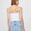 Body tipo camisola con tanga de tejido de punto tupido