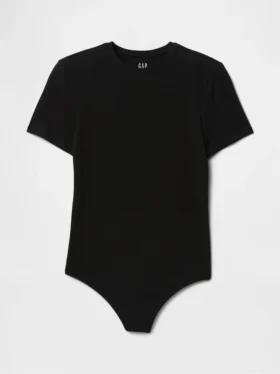 Body tipo tanga de jersey de punto tupido