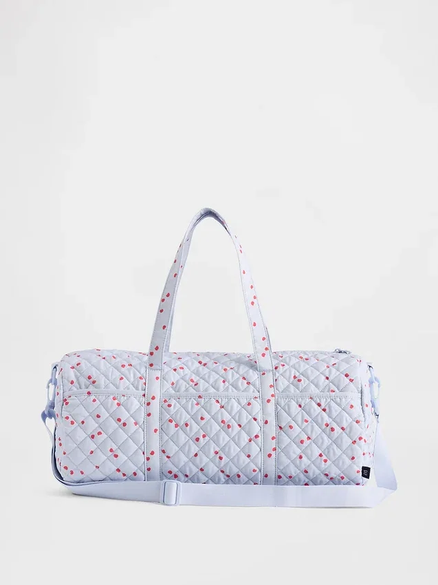 Bolsa de fin de semana acolchada con estampado para niños