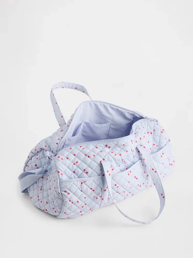 Bolsa de fin de semana acolchada con estampado para niños