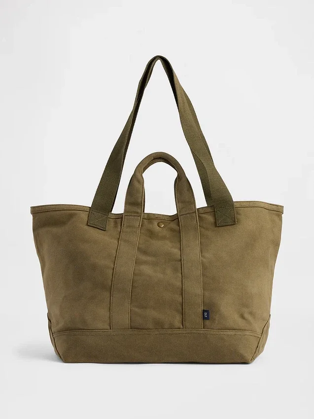 Bolsa de mano de lona encerada