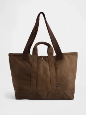 Bolsa de mano de lona encerada