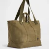 Bolsa de mano de lona encerada