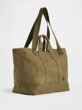 Bolsa de mano de lona encerada