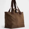 Bolsa de mano de lona encerada