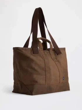 Bolsa de mano de lona encerada