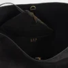Bolso tipo cubo de gamuza vegana