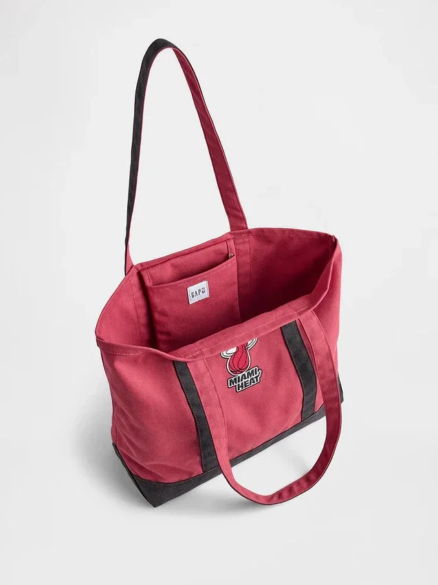 Bolso tipo tote con el logotipo de los Miami Heat de la NBA