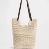 Bolso tipo tote de crochet