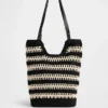 Bolso tipo tote de crochet