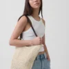 Bolso tipo tote de crochet