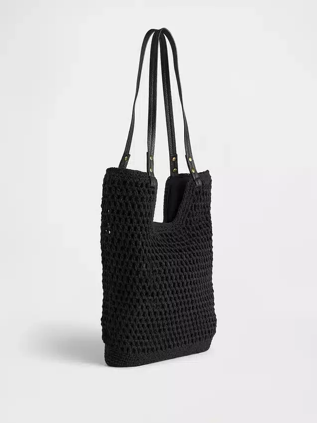 Bolso tipo tote de crochet