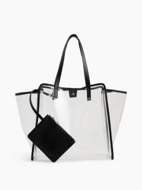 Bolso tipo tote de gelatina