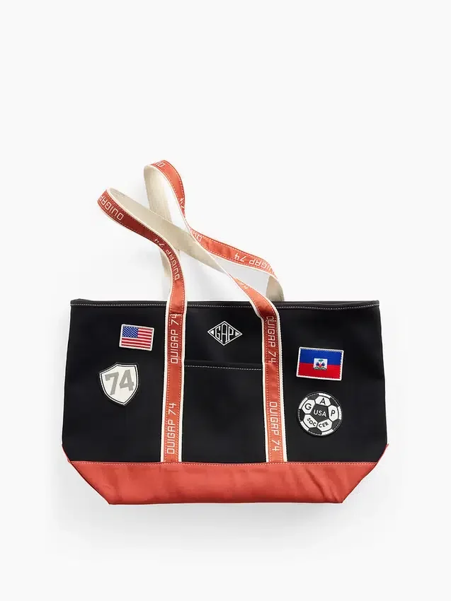 Bolso tipo tote de lona Ouigap