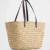 Bolso tipo tote de paja