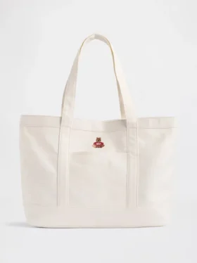 Bolso tote de mezclilla con el logotipo del oso Brannan
