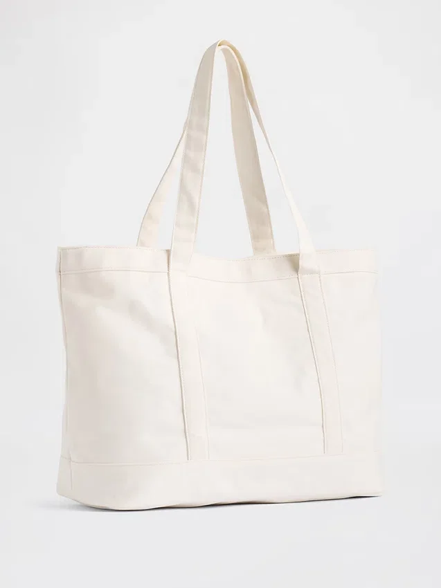 Bolso tote de mezclilla con el logotipo del oso Brannan