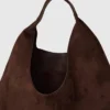 Bolso tote holgado de gamuza vegana