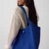 Bolso tote holgado de lona