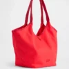 Bolso tote holgado de lona