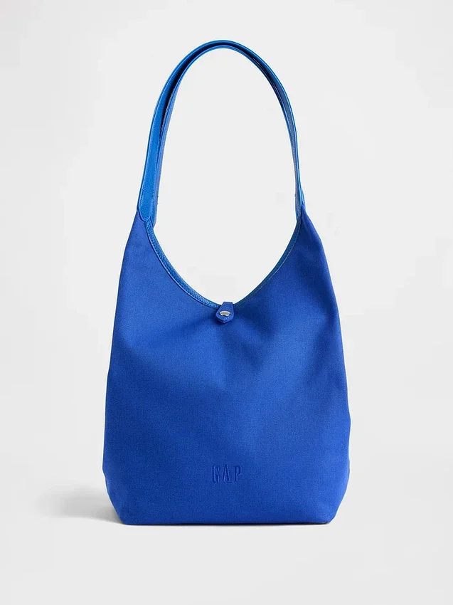 Bolso tote holgado de lona
