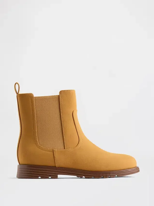Botas Chelsea de cuero vegano para niños