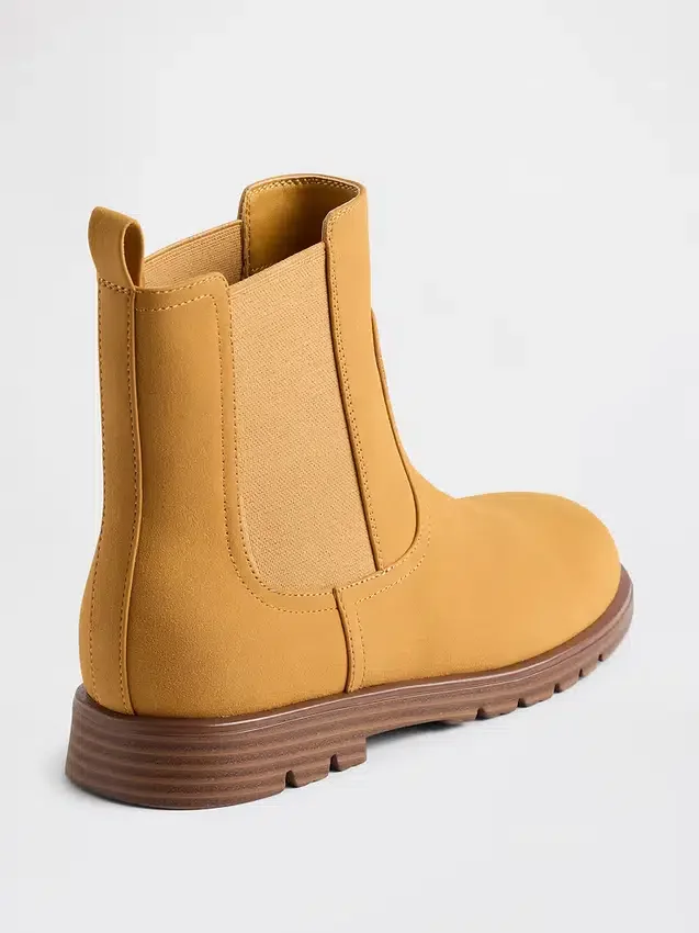 Botas Chelsea de cuero vegano para niños