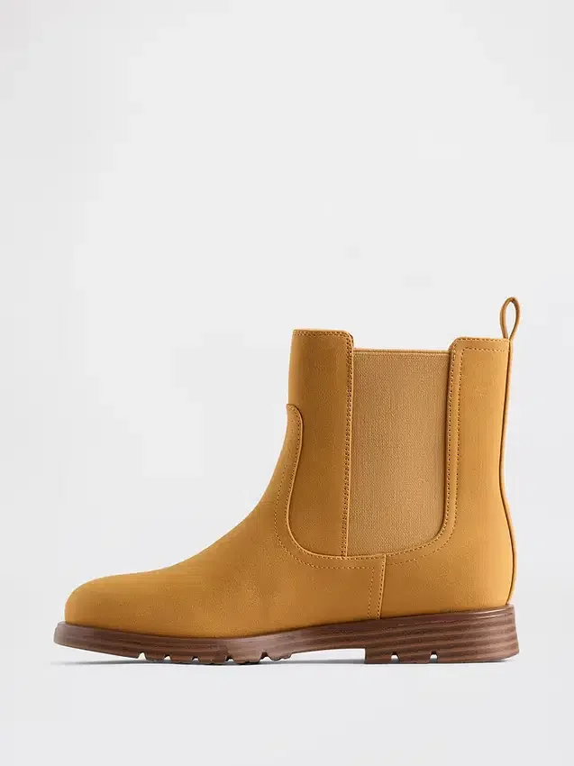 Botas Chelsea de cuero vegano para niños