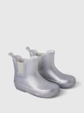 Botas de lluvia con purpurina para bebés y niños