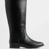 Botas de montar de cuero vegano