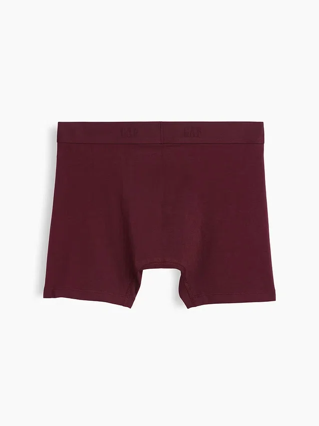 Boxer de algodón orgánico elástico de 5"