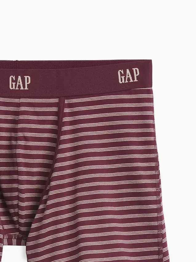 Boxers de algodón orgánico elástico de 5" (paquete de 3)